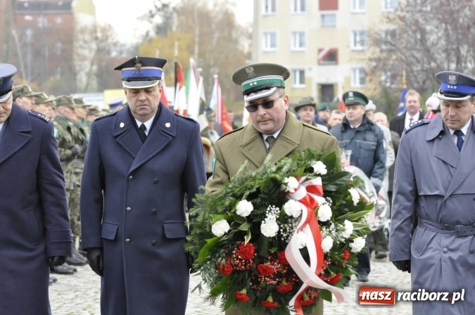 Zdjęcie w galerii na portalu naszraciborz.pl: Raciborskie obchody 98. rocznicy odzyskania przez POLSKĘ niepodległości FOTO I WIDEO wiadomości z regionu