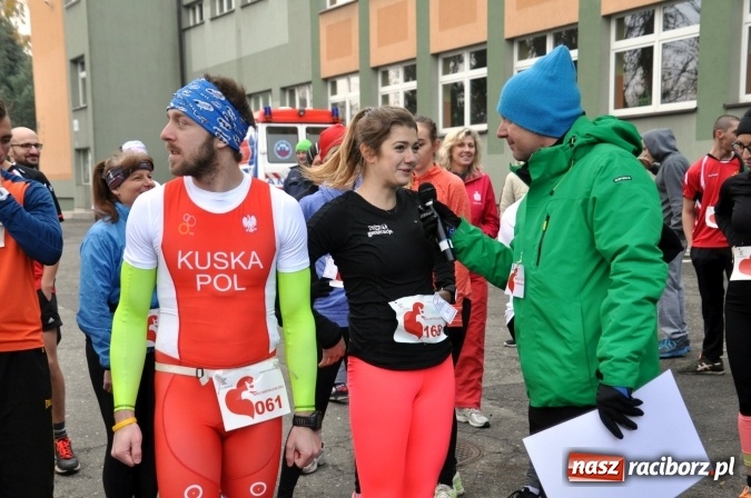 Zdjęcie w galerii na portalu naszraciborz.pl: Komu marsz to za mało... ten biega. 17. Bieg Niepodległości w Kuźni Raciborskiej wiadomości z regionu