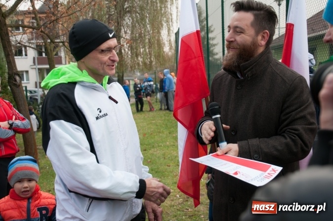 Zdjęcie w galerii na portalu naszraciborz.pl: Komu marsz to za mało... ten biega. 17. Bieg Niepodległości w Kuźni Raciborskiej wiadomości z regionu