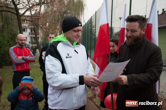 Zdjęcie w galerii na portalu naszraciborz.pl: Komu marsz to za mało... ten biega. 17. Bieg Niepodległości w Kuźni Raciborskiej wiadomości z regionu