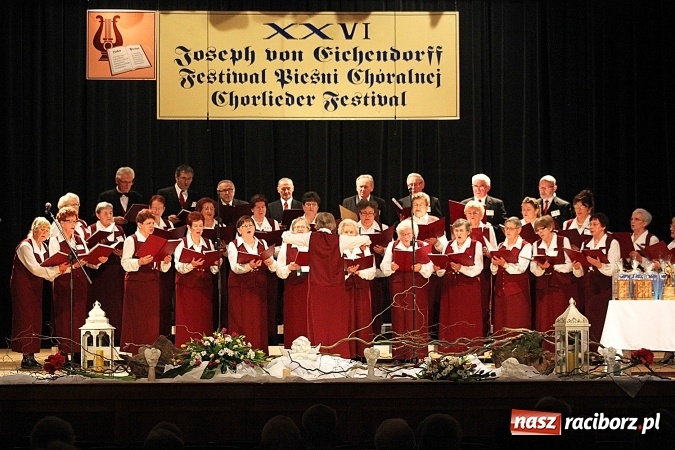 Zdjęcie w galerii na portalu naszraciborz.pl: Niedziela przy dźwiękach pieśni ch&oacute;ralnych do sł&oacute;w Josepha von Eichendorffa w Raciborskim Centrum Kultury wiadomości z regionu