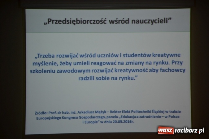 Zdjęcie w galerii na portalu naszraciborz.pl: Światowy Tydzień Przedsiębiorczości ruszył na Zamku Piastowskim  wiadomości z regionu