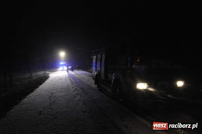 Zdjęcie w galerii na portalu naszraciborz.pl: Fatalne warunki na drogach. Na trasie Racibórz-Rybnik fiat uderzył w przydrożne drzewo wiadomości z regionu