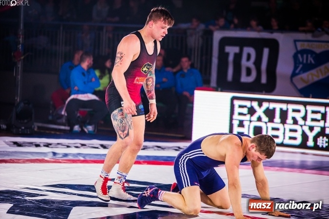 Zdjęcie w galerii na portalu naszraciborz.pl: Krajowa Liga Zapaśnicza: Trzecia wygrana MKZ Unii Racibórz wiadomości z regionu