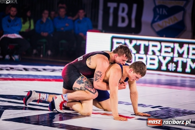 Zdjęcie w galerii na portalu naszraciborz.pl: Krajowa Liga Zapaśnicza: Trzecia wygrana MKZ Unii Racibórz wiadomości z regionu