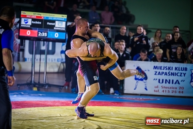 Zdjęcie w galerii na portalu naszraciborz.pl: Pewna wygrana MKZ Unii Racibórz. Nasi zapaśnicy umocnili się na pozycji wicelidera KLZ wiadomości z regionu