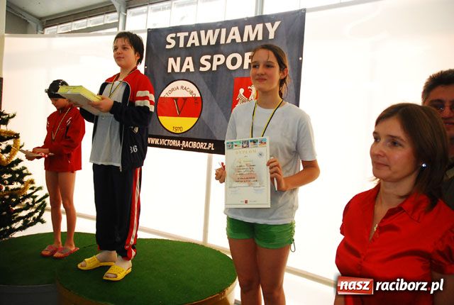 Zdjęcie w galerii na portalu naszraciborz.pl: Mikołajkowe zawody pływackie wiadomości z regionu