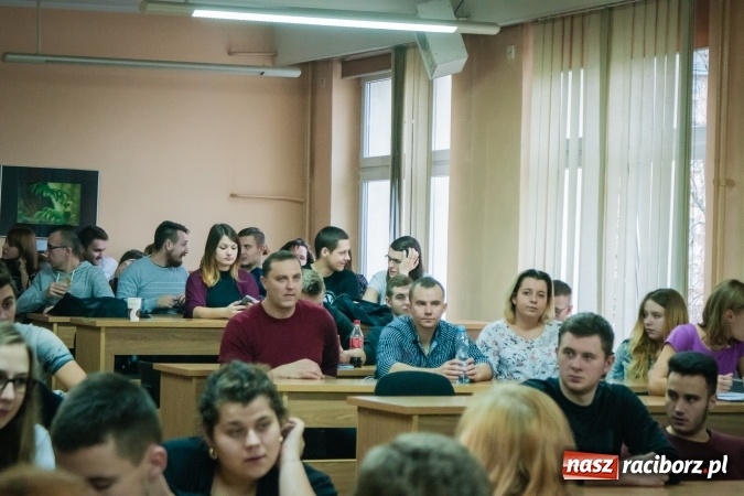 Zdjęcie w galerii na portalu naszraciborz.pl: Komendant raciborskiej policji z wykładem w PWSZ wiadomości z regionu