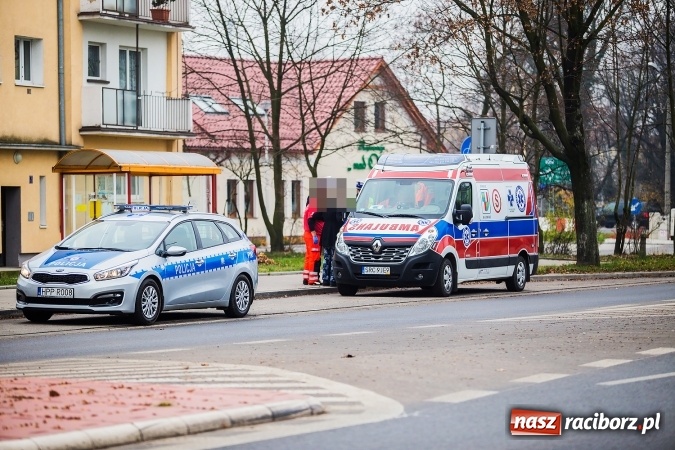 Zdjęcie w galerii na portalu naszraciborz.pl: Potrącenie rowerzystki na Bosackiej wiadomości z regionu