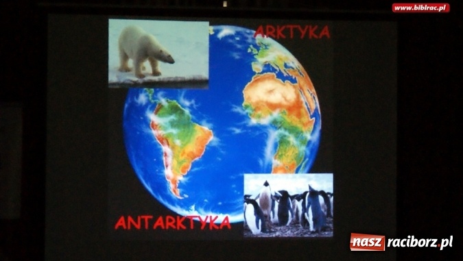 Zdjęcie w galerii na portalu naszraciborz.pl: Czochrałem Antarktycznego słonia – spotkanie z Mikołajem Golachowskim w bibliotece  wiadomości z regionu