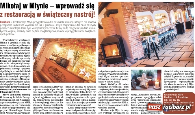 Zdjęcie w galerii na portalu naszraciborz.pl: Poczuj z nami magię świąt - przygotowania czas zacząć! wiadomości z regionu