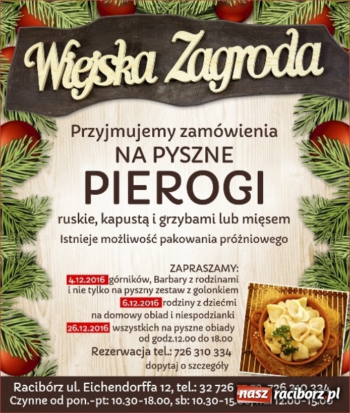 Zdjęcie w galerii na portalu naszraciborz.pl: Poczuj z nami magię świąt - przygotowania czas zacząć! wiadomości z regionu
