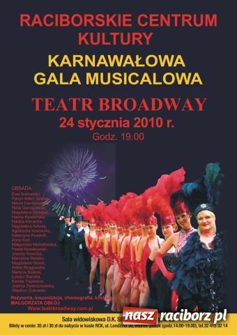 Zdjęcie w galerii na portalu naszraciborz.pl: Gala musicalowa wiadomości z regionu