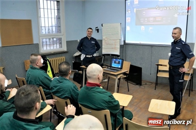 Zdjęcie w galerii na portalu naszraciborz.pl: Stop pijanym kierowcom - prelekcja w Zakładzie Karnym  wiadomości z regionu