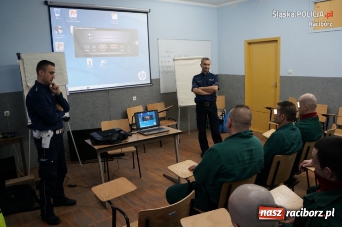 Zdjęcie w galerii na portalu naszraciborz.pl: Stop pijanym kierowcom - prelekcja w Zakładzie Karnym  wiadomości z regionu