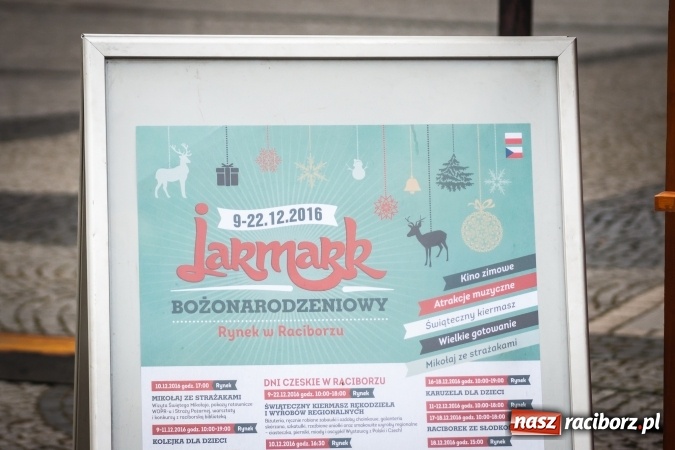 Zdjęcie w galerii na portalu naszraciborz.pl: Dziś rozpoczął się Jarmark Bożonarodzeniowy wiadomości z regionu