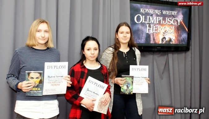 Zdjęcie w galerii na portalu naszraciborz.pl: Wielkie starcie Olimpijskich Herosów w bibliotece wiadomości z regionu