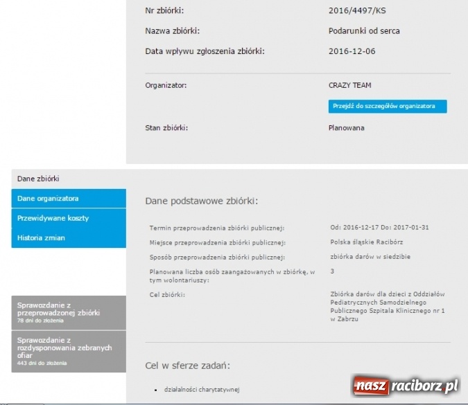 Zdjęcie w galerii na portalu naszraciborz.pl: Crazy Club po raz czwarty pomaga dzieciom leczącym się w klinice w Zabrzu. Każdy może się przyłączyć! wiadomości z regionu