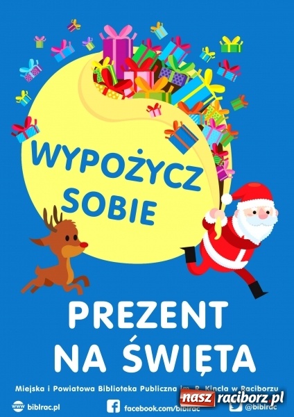 Zdjęcie w galerii na portalu naszraciborz.pl: Odwiedź bibliotekę i wypożycz sobie prezent na Święta  wiadomości z regionu