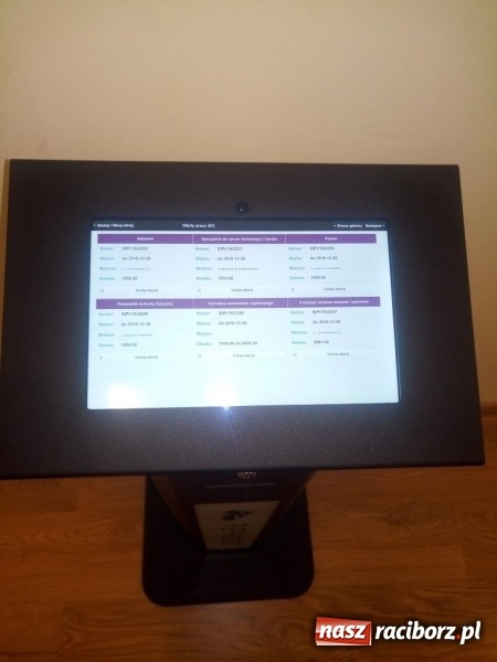 Zdjęcie w galerii na portalu naszraciborz.pl: Niedługo we wszystkich gminach powiatu pojawią się Infokioski wiadomości z regionu