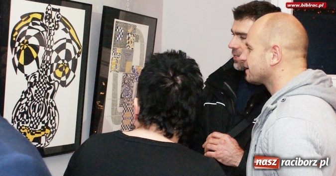 Zdjęcie w galerii na portalu naszraciborz.pl: Układanie myśli – wernisaż wystawy Dariusza Zygadło w Galerii Gawra wiadomości z regionu