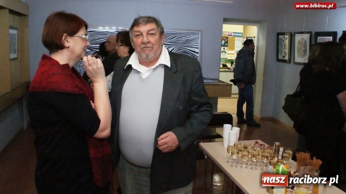 Zdjęcie w galerii na portalu naszraciborz.pl: Układanie myśli – wernisaż wystawy Dariusza Zygadło w Galerii Gawra wiadomości z regionu