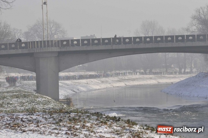 Zdjęcie w galerii na portalu naszraciborz.pl: III Bieg Nadodrzański. Mróz niestraszny biegaczom. Złoto dla Łukasza Skwareckiego  wiadomości z regionu