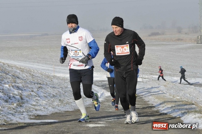 Zdjęcie w galerii na portalu naszraciborz.pl: III Bieg Nadodrzański. Mróz niestraszny biegaczom. Złoto dla Łukasza Skwareckiego  wiadomości z regionu