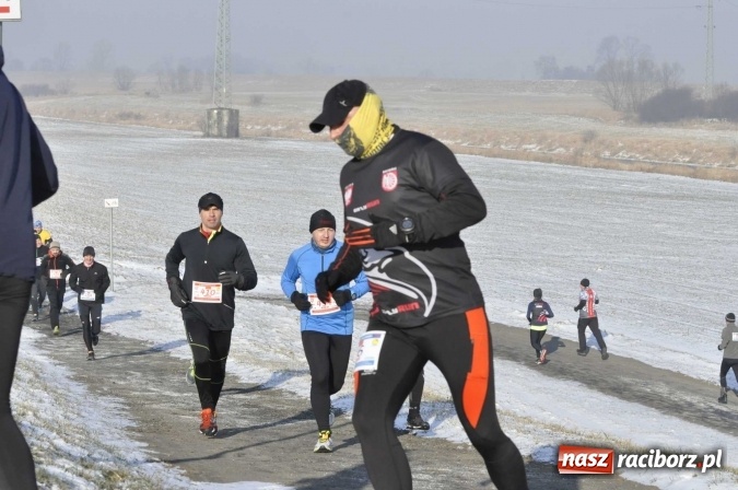 Zdjęcie w galerii na portalu naszraciborz.pl: III Bieg Nadodrzański. Mróz niestraszny biegaczom. Złoto dla Łukasza Skwareckiego  wiadomości z regionu