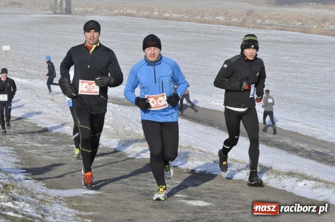 Zdjęcie w galerii na portalu naszraciborz.pl: III Bieg Nadodrzański. Mróz niestraszny biegaczom. Złoto dla Łukasza Skwareckiego  wiadomości z regionu