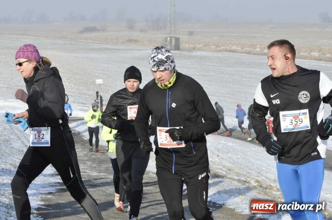 Zdjęcie w galerii na portalu naszraciborz.pl: III Bieg Nadodrzański. Mróz niestraszny biegaczom. Złoto dla Łukasza Skwareckiego  wiadomości z regionu