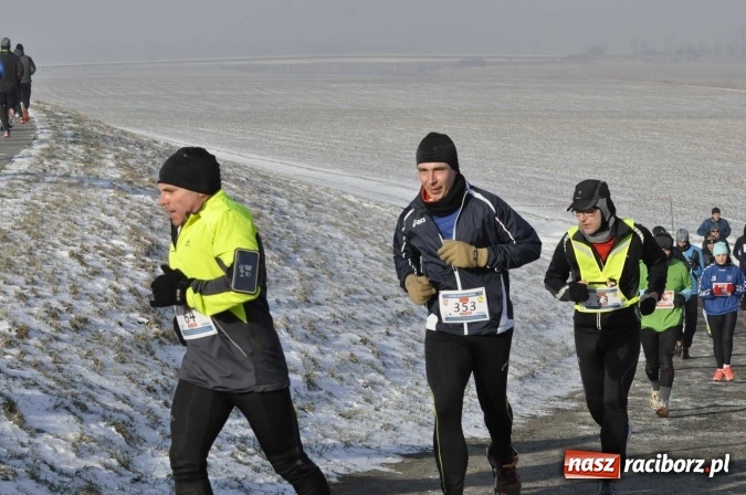 Zdjęcie w galerii na portalu naszraciborz.pl: III Bieg Nadodrzański. Mróz niestraszny biegaczom. Złoto dla Łukasza Skwareckiego  wiadomości z regionu