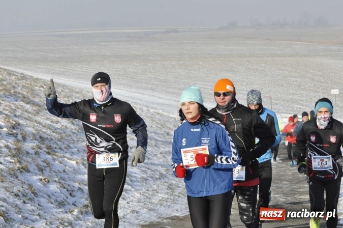 Zdjęcie w galerii na portalu naszraciborz.pl: III Bieg Nadodrzański. Mróz niestraszny biegaczom. Złoto dla Łukasza Skwareckiego  wiadomości z regionu