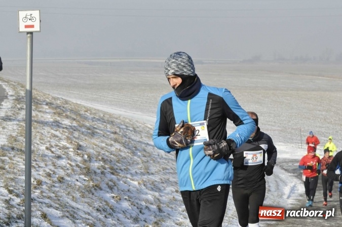 Zdjęcie w galerii na portalu naszraciborz.pl: III Bieg Nadodrzański. Mróz niestraszny biegaczom. Złoto dla Łukasza Skwareckiego  wiadomości z regionu