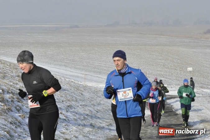 Zdjęcie w galerii na portalu naszraciborz.pl: III Bieg Nadodrzański. Mróz niestraszny biegaczom. Złoto dla Łukasza Skwareckiego  wiadomości z regionu