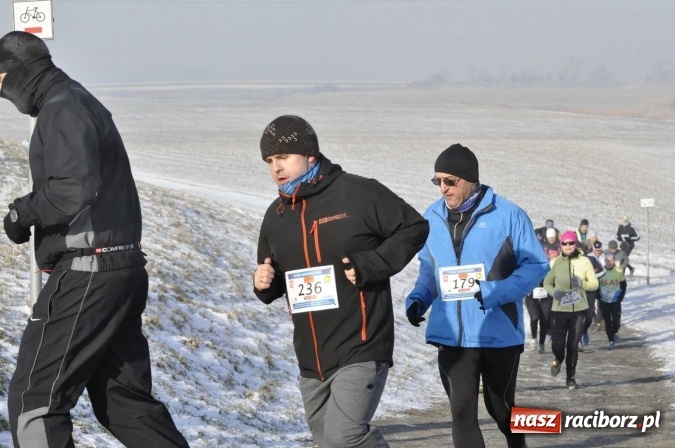 Zdjęcie w galerii na portalu naszraciborz.pl: III Bieg Nadodrzański. Mróz niestraszny biegaczom. Złoto dla Łukasza Skwareckiego  wiadomości z regionu