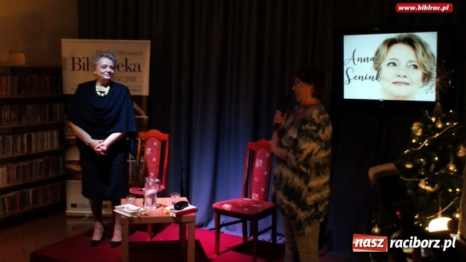 Zdjęcie w galerii na portalu naszraciborz.pl: Nietypowa baba jestem! - Noworoczne Spotkanie z Anną Seniuk w bibliotece wiadomości z regionu