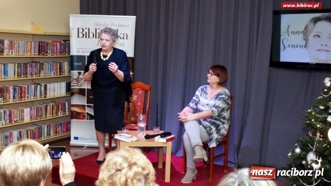 Zdjęcie w galerii na portalu naszraciborz.pl: Nietypowa baba jestem! - Noworoczne Spotkanie z Anną Seniuk w bibliotece wiadomości z regionu