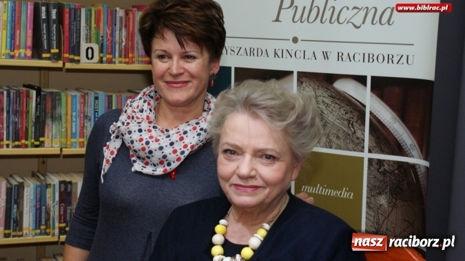 Zdjęcie w galerii na portalu naszraciborz.pl: Nietypowa baba jestem! - Noworoczne Spotkanie z Anną Seniuk w bibliotece wiadomości z regionu