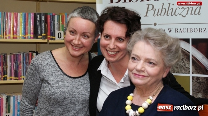 Zdjęcie w galerii na portalu naszraciborz.pl: Nietypowa baba jestem! - Noworoczne Spotkanie z Anną Seniuk w bibliotece wiadomości z regionu