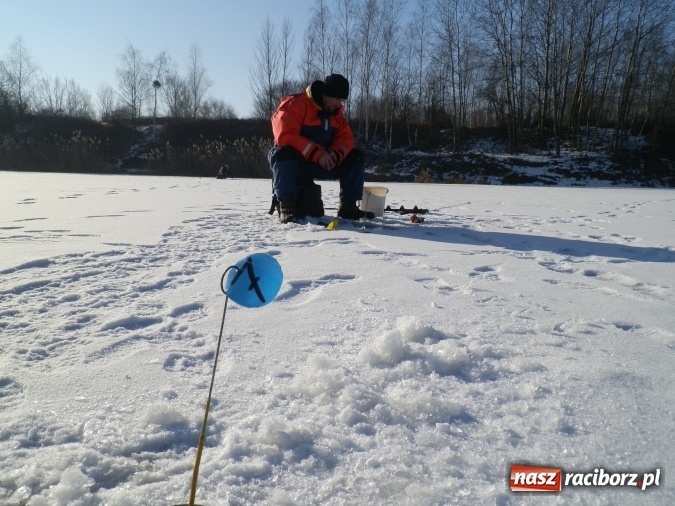 Zdjęcie w galerii na portalu naszraciborz.pl: Podlodowe otwarcie sezonu raciborskich wędkarzy wiadomości z regionu