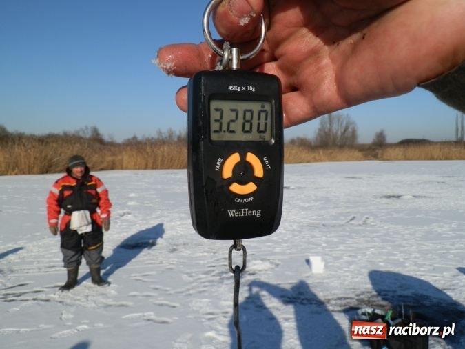 Zdjęcie w galerii na portalu naszraciborz.pl: Podlodowe otwarcie sezonu raciborskich wędkarzy wiadomości z regionu