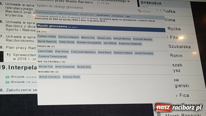 Zdjęcie w galerii na portalu naszraciborz.pl: Rada Miasta zaskarży wyrok Wojewódzkiego Sądu Administracyjnego w sprawie radnej Anny Ronin  wiadomości z regionu