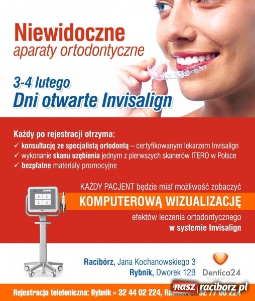 Zdjęcie w galerii na portalu naszraciborz.pl: Niewidoczne aparaty ortodontyczne wiadomości z regionu