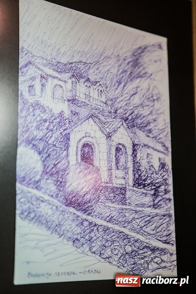 Zdjęcie w galerii na portalu naszraciborz.pl: Wystawa rysunków w raciborskim TMZR wiadomości z regionu