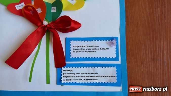 Zdjęcie w galerii na portalu naszraciborz.pl: Rafako podarowało rzutnik Placówce Opiekuńczo-Terapeutycznej w Samborowicach  wiadomości z regionu