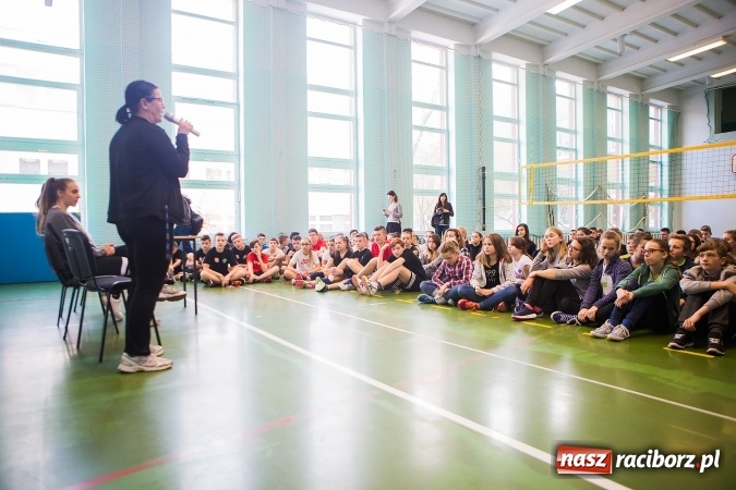 Zdjęcie w galerii na portalu naszraciborz.pl: Olimpijki z Rio odwiedziły uczniów raciborskiego G3 wiadomości z regionu