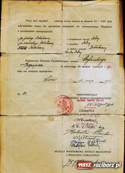 Zdjęcie w galerii na portalu naszraciborz.pl: Jeden z trzystu szesnastu. Od żołnierza tułacza do żołnierskiej legendy, czyli niezwykła historia porucznika Eugeniusza Chylińskiego część 1 wiadomości z regionu