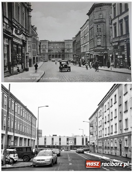 Zdjęcie w galerii na portalu naszraciborz.pl: Racibórz wczoraj i dziś w obiektywie Dawida Kukiełki. Jak to wyglądało dawniej a jak teraz wiadomości z regionu