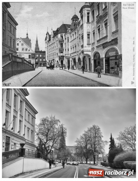 Zdjęcie w galerii na portalu naszraciborz.pl: Racibórz wczoraj i dziś w obiektywie Dawida Kukiełki. Jak to wyglądało dawniej a jak teraz wiadomości z regionu